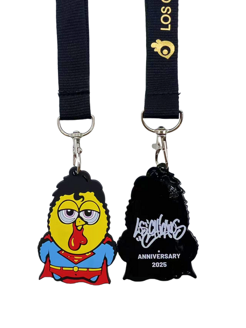 Pvc toy with lanyard